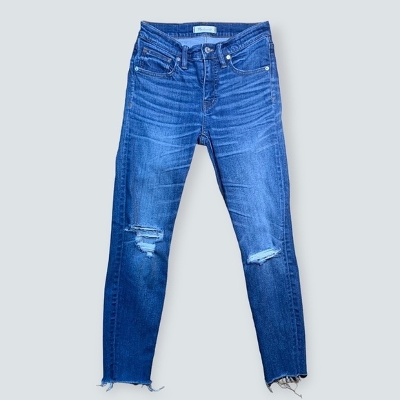 Madewell Denim - Madewell 9” High-Rise Cropped Blue Jeans Size 25 in EUC